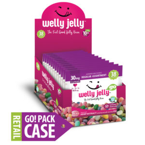 WELLY JELLY CBD INFUSED JELLY BEANS -- CASE WITH TAG