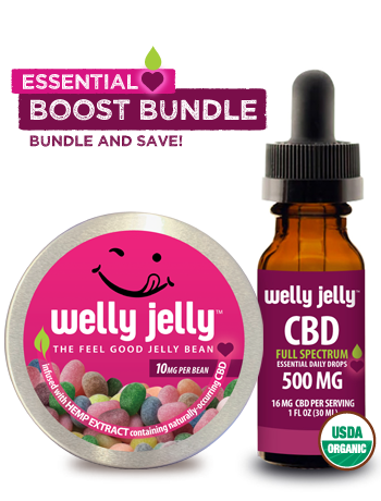 CBD EDIBLES WELLY JELLY CBD JELLY BEANS - ALL NATURAL